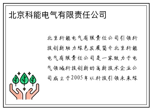 北京科能电气有限责任公司